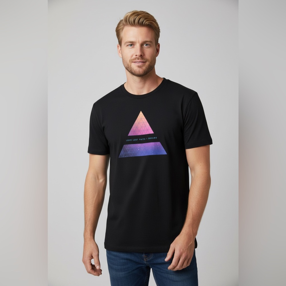 Thirty Seconds To Mars US Tour 2013 Band Tee Size Large E-13